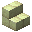 Invicon End Stone Brick Stairs.png: Inventory sprite for End Stone Brick Stairs in Minecraft as shown in-game linking to End Stone Brick Stairs with description: End Stone Brick Stairs