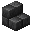 Invicon Deepslate Brick Stairs.png: Inventory sprite for Deepslate Brick Stairs in Minecraft as shown in-game linking to Deepslate Brick Stairs with description: Deepslate Brick Stairs